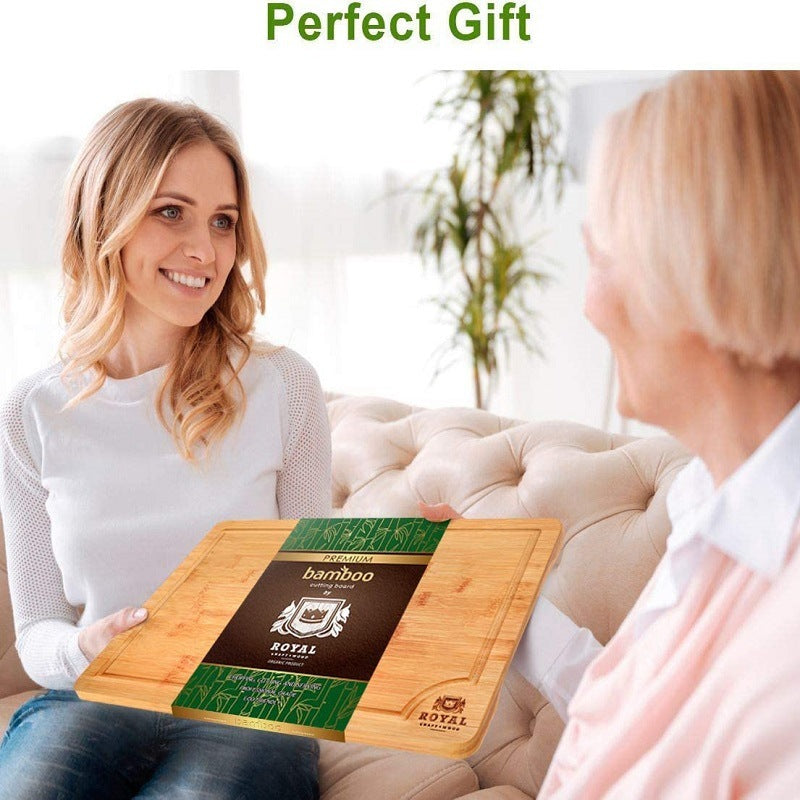 Natural Bamboo Cutting Board – Eco-Friendly Kitchen Chopping Board, 3 Sizes