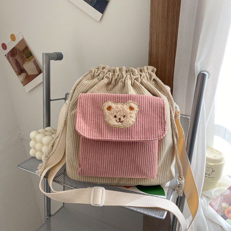 Women's Plush Crossbody Bag – Soft Lamb Cashmere Mini Square Purse