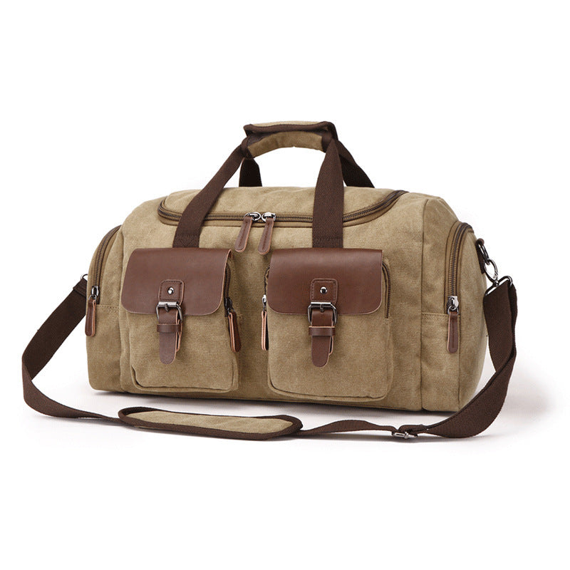 Canvas Travel Duffel Bag – 20–35L Weekend Bag for Gym, Travel & Outdoor Adventures