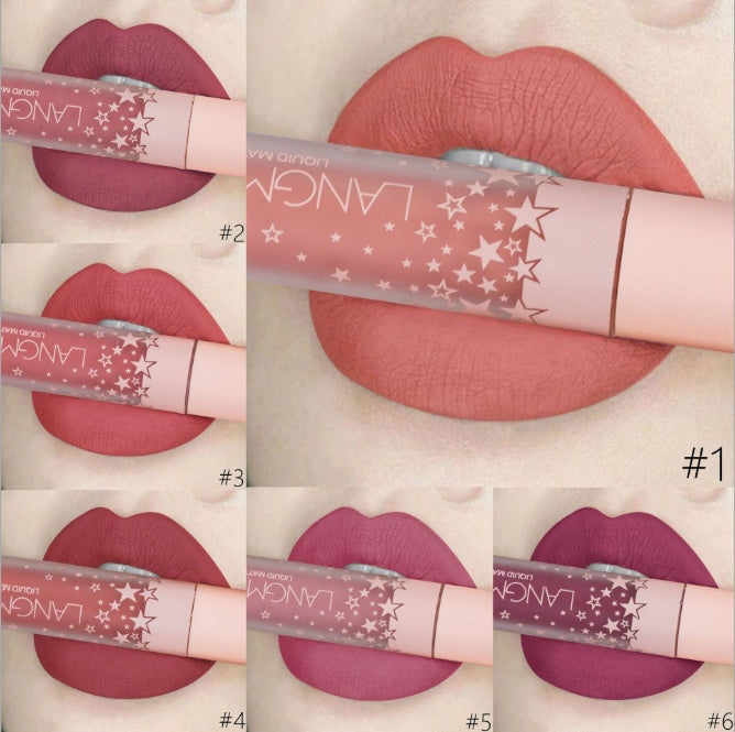 Matte Lipstick Set — 12 Shades, Waterproof & Long-Lasting