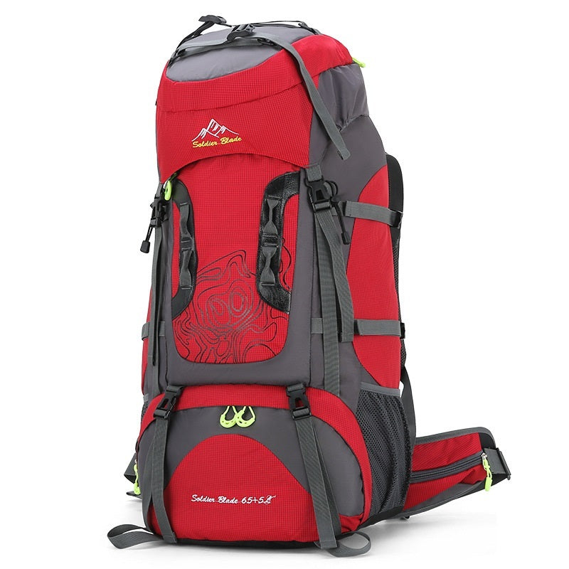 56–75L Waterproof Hiking Backpack – Large Capacity Camping & Mountaineering Pack