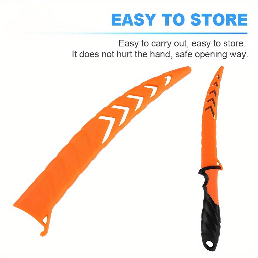 Fisherman's Fillet Knife with Orange Handle