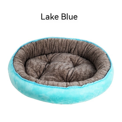 Cat & Dog Nest Bed — All-Season, 14 Prints, Sizes S–XXL