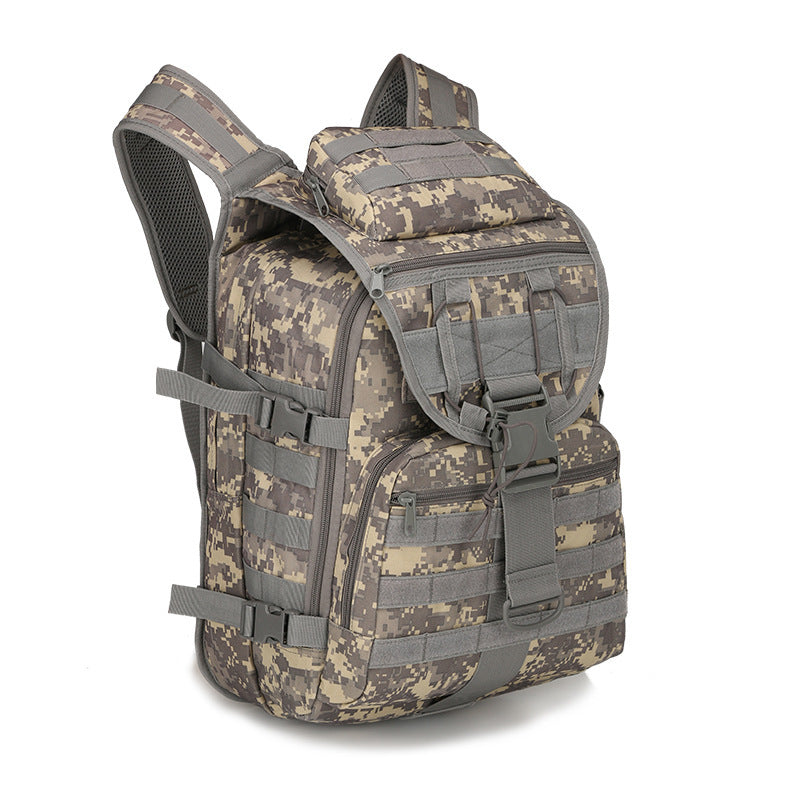 40L Tactical Hiking Backpack – Camouflage Military Rucksack for Outdoor Adventures