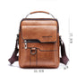 Men’s PU Leather Messenger Bag – Waterproof Shoulder Bag for Work, Travel & Daily Use