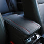 PU Leather Car Armrest Box Cover Pad – Embossed Center Console Cushion Mat