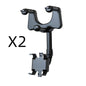 360° Rearview Mirror Phone Holder for Car – Universal Rotatable Mount