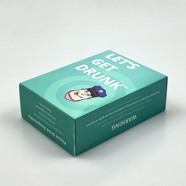 Let's Get Drunk Adult Drinking Card Game – 100 Cards, 2–8 Players, Ages 21+