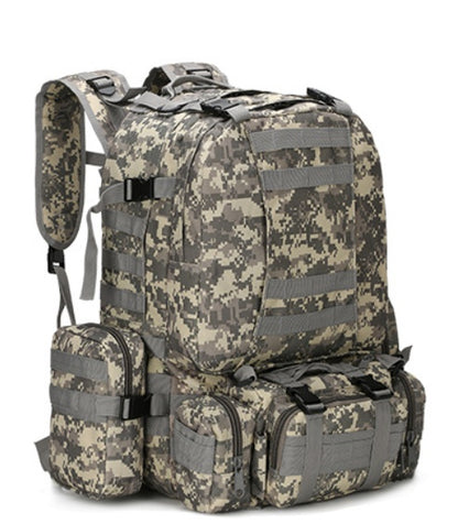 60L Tactical Hiking Backpack – Military Camouflage Outdoor Assault Pack