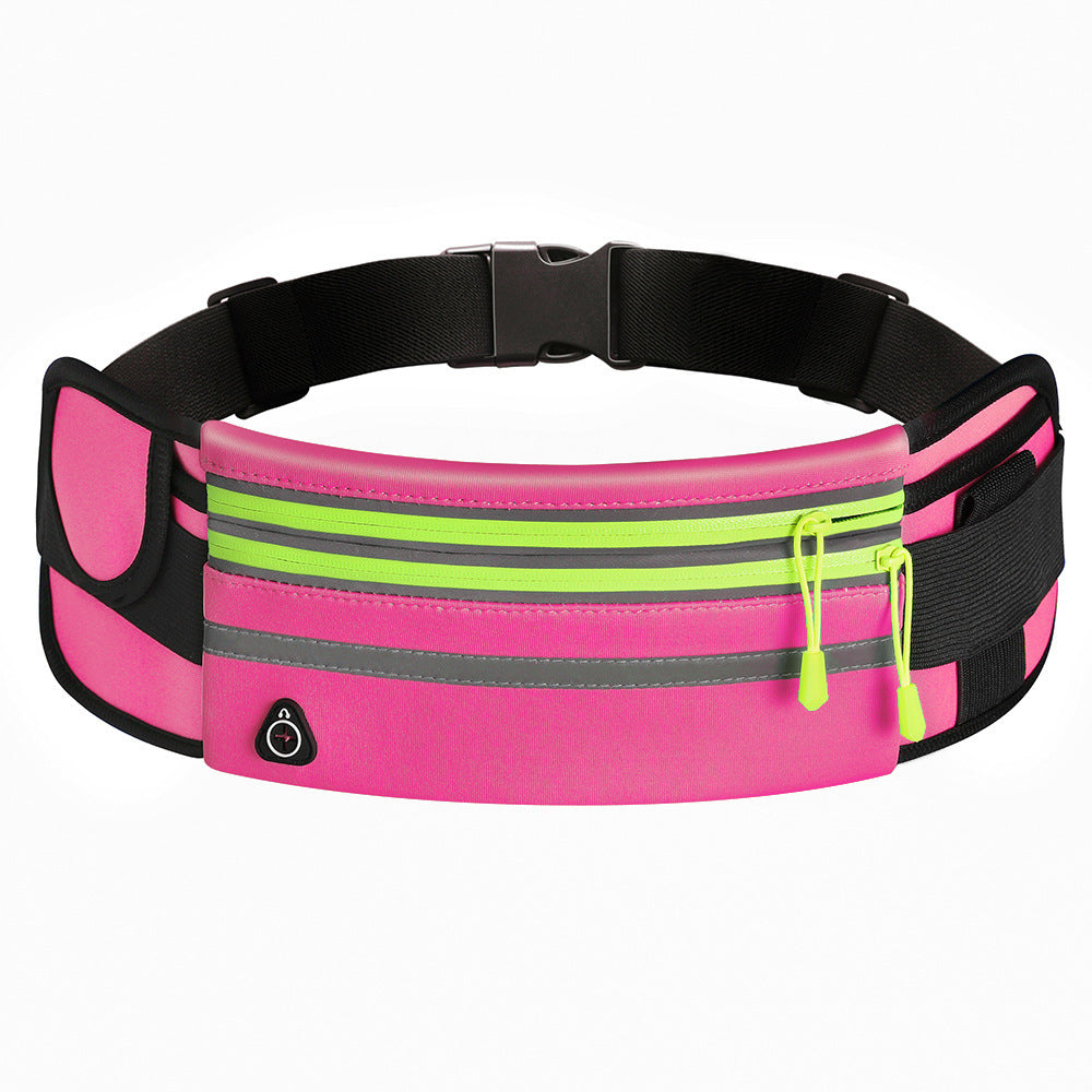 Waterproof Sports Fanny Pack – Double Zipper Running Waist Bag for Men & Women