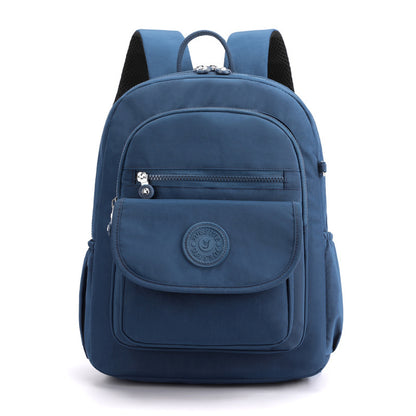Women's Waterproof Nylon Backpack – 20-35L Large Capacity School & Daily Bag