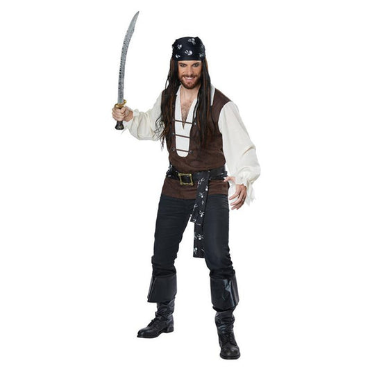 Adult Pirate & Fighter Halloween Costume Set – Men & Women Cosplay Outfit