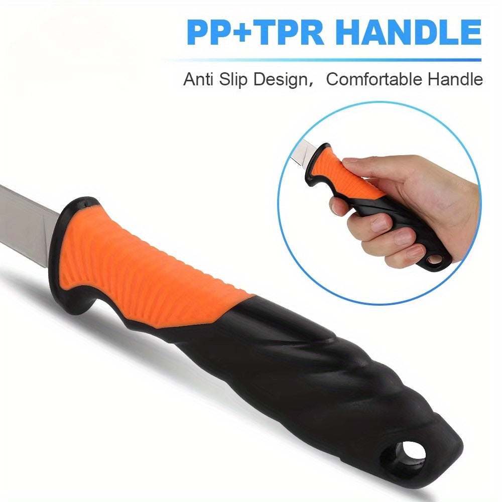 Fisherman's Fillet Knife with Orange Handle