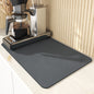 Coffee Bar Mat – Super Absorbent PU Leather Countertop Drying Mat for Kitchen