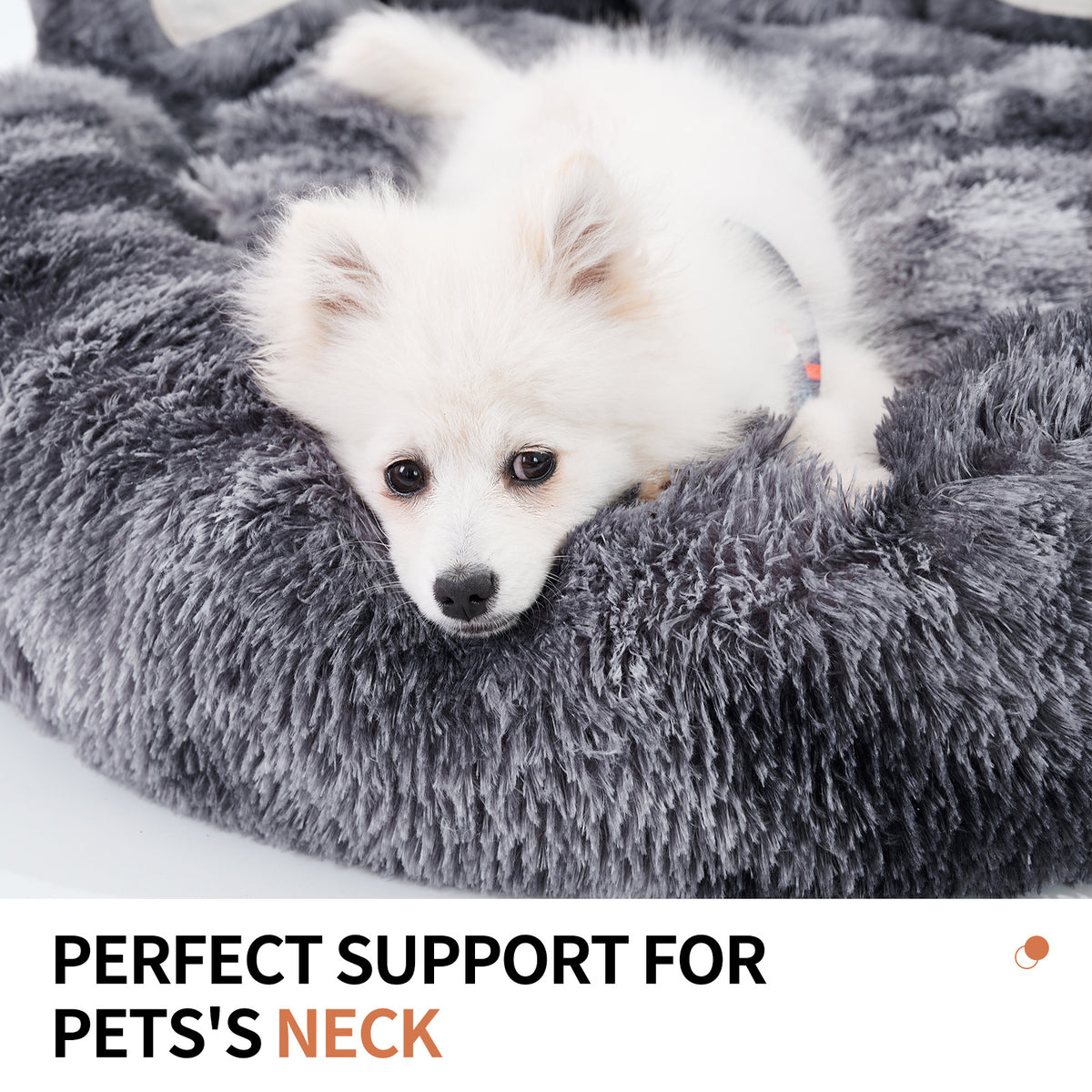 Bear Paw Shape Dog Bed – Cozy Plush Pet Bed for Small & Medium Dogs and Cats