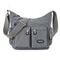 Women's Waterproof Nylon Crossbody Bag – Multi-Pocket Shoulder Bag with Retro Style