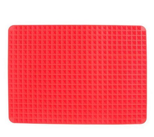 Non-Stick Silicone Pyramid Baking Mat – Heat-Resistant Oven, BBQ & Microwave Cooking Mat