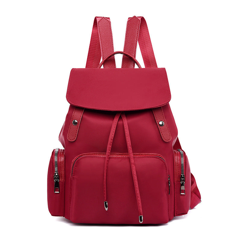 Women's Oxford Backpack – Large Capacity Drawstring School & Travel Bag