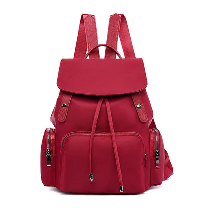 Women's Oxford Backpack – Large Capacity Drawstring School & Travel Bag