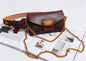 Women's Snake Print Chain Crossbody Bag – PU Leather Belt Bag Purse
