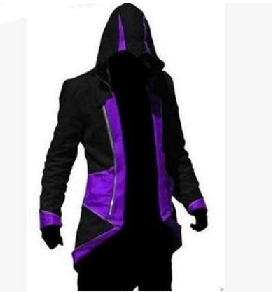 Cosplay Hoodie Jacket – Unisex Polyester Zip-Up Costume Coat | 11 Color Styles