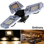 Three-Head LED Garage Light – 60W/80W/100W, E26/E27, IP65 Waterproof with Light Sensor