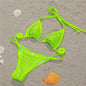 Diamond-Studded Backless Bikini Set