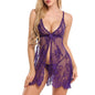 Sheer Lace Sling Lingerie Nightgown – See-Through Camisole, S–XXL