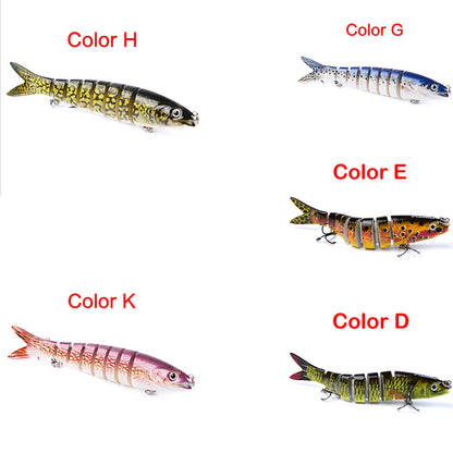 Pike Fishing Lures – Multi-Jointed Hard Bait for Pike, Carp & Trolling (5-Pack)