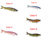 Pike Fishing Lures – Multi-Jointed Hard Bait for Pike, Carp & Trolling (5-Pack)