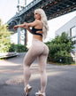 Yoga Pants with  Pockets Fitness Sports Elastic Skinny Pants