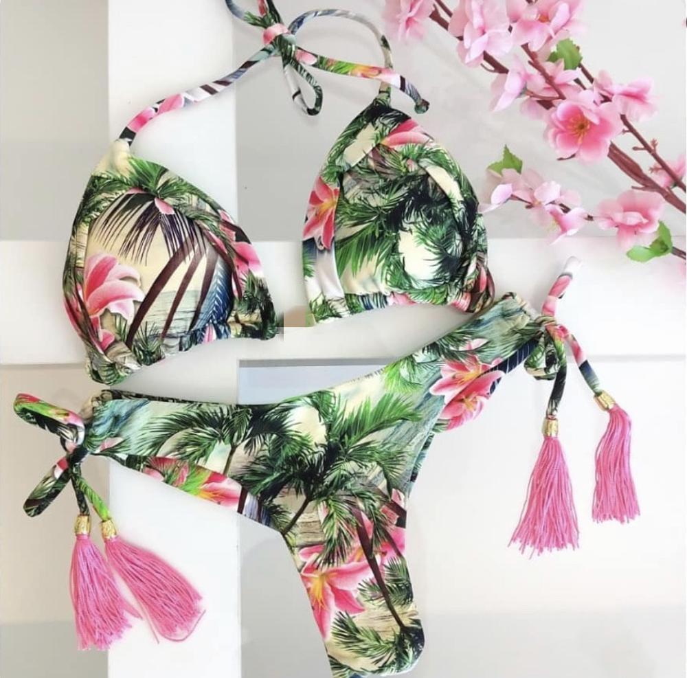 Women's Tassel Two-Piece Bikini | Multi-Style Split Swimsuit