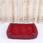 Cozy Pet Bed – Soft Dog & Cat Mattress with Patterned Cover, 6 Sizes