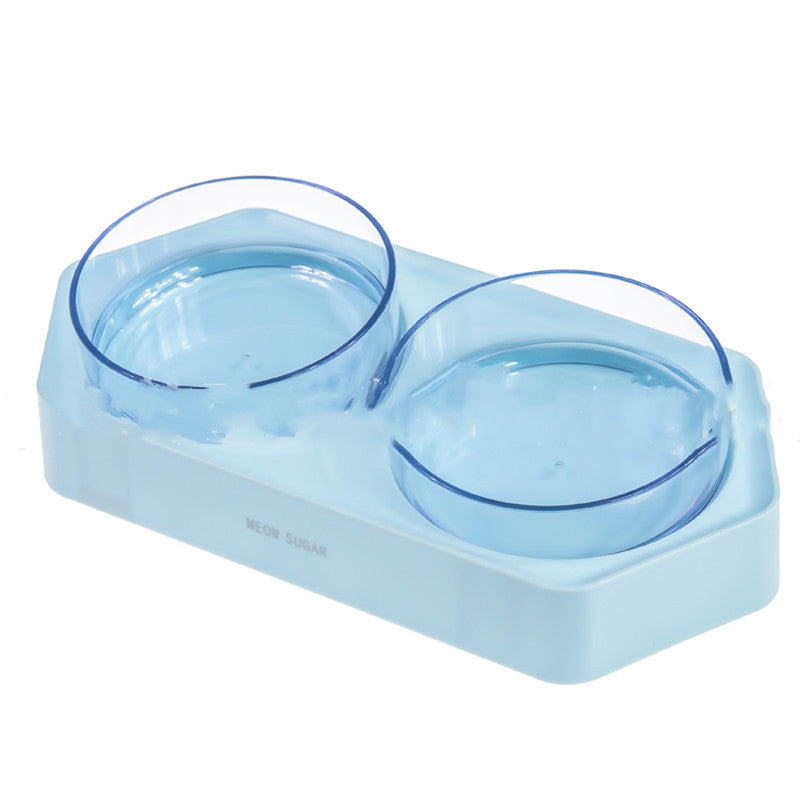 Tilted Hexagonal Pet Bowl — Food & Water, 3 Colors
