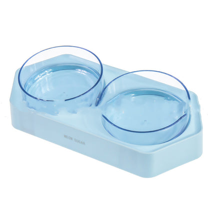 Tilted Hexagonal Pet Bowl — Food & Water, 3 Colors