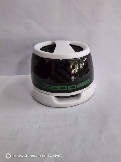 Portable Bluetooth Speaker with RGB Lighting – Magnetic Mini Speaker with Phone Stand, 7-Hour Battery