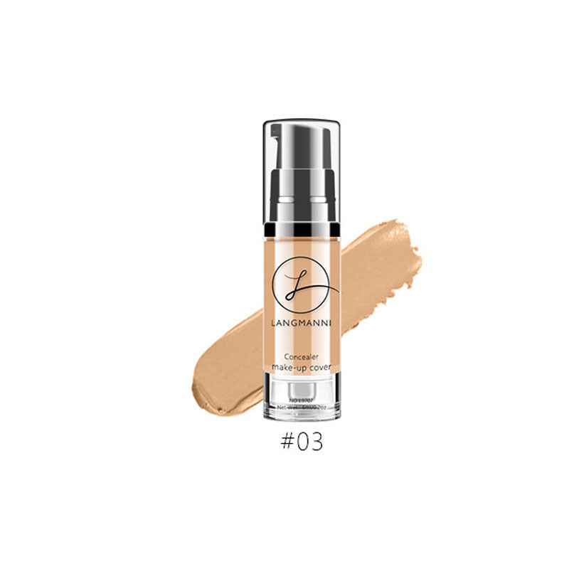 Full Coverage Liquid Foundation & Concealer — 6 Shades