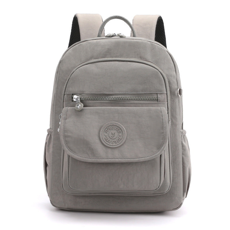 Women's Waterproof Nylon Backpack – 20-35L Large Capacity School & Daily Bag