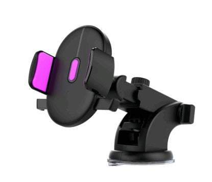 Telescopic Car Phone Mount – 360° Rotating Dashboard Suction Cup Holder for Phones Up to 7"