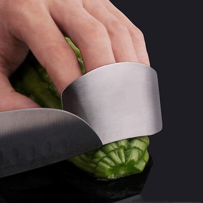 Stainless Steel Finger Guard for Cutting – Kitchen Hand Protector for Chopping & Slicing