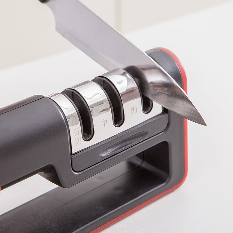 3-Stage Knife Sharpener – Professional Diamond & Ceramic Sharpening Tool for Kitchen Knives