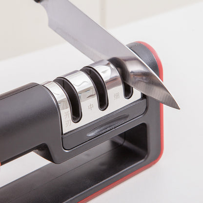 3-Stage Knife Sharpener – Professional Diamond & Ceramic Sharpening Tool for Kitchen Knives