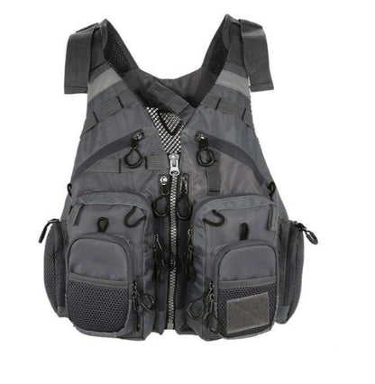 Fishing Life Vest with 11 Pockets – Breathable Flotation Jacket for Kayak, Fly & Canoe Fishing