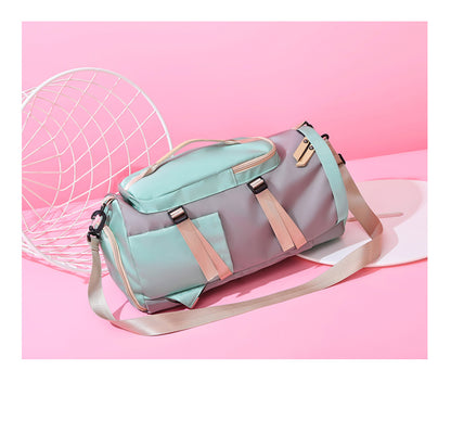 Women's Sports Duffel Bag – Waterproof Gym & Travel Shoulder Bag