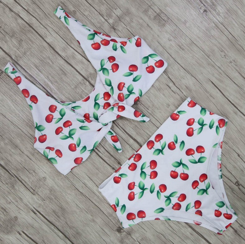 Knotted Bikini Set | Floral Beachwear for Women