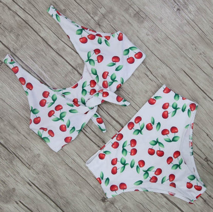 Knotted Bikini Set | Floral Beachwear for Women