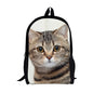 Kids' 3D Cat Denim Backpack – Cute Animal School Bag for Boys & Girls