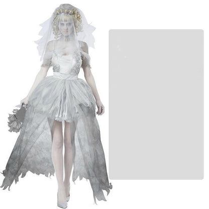 Women's Halloween Costume Set | Bride, Vampire, Zombie & More Styles