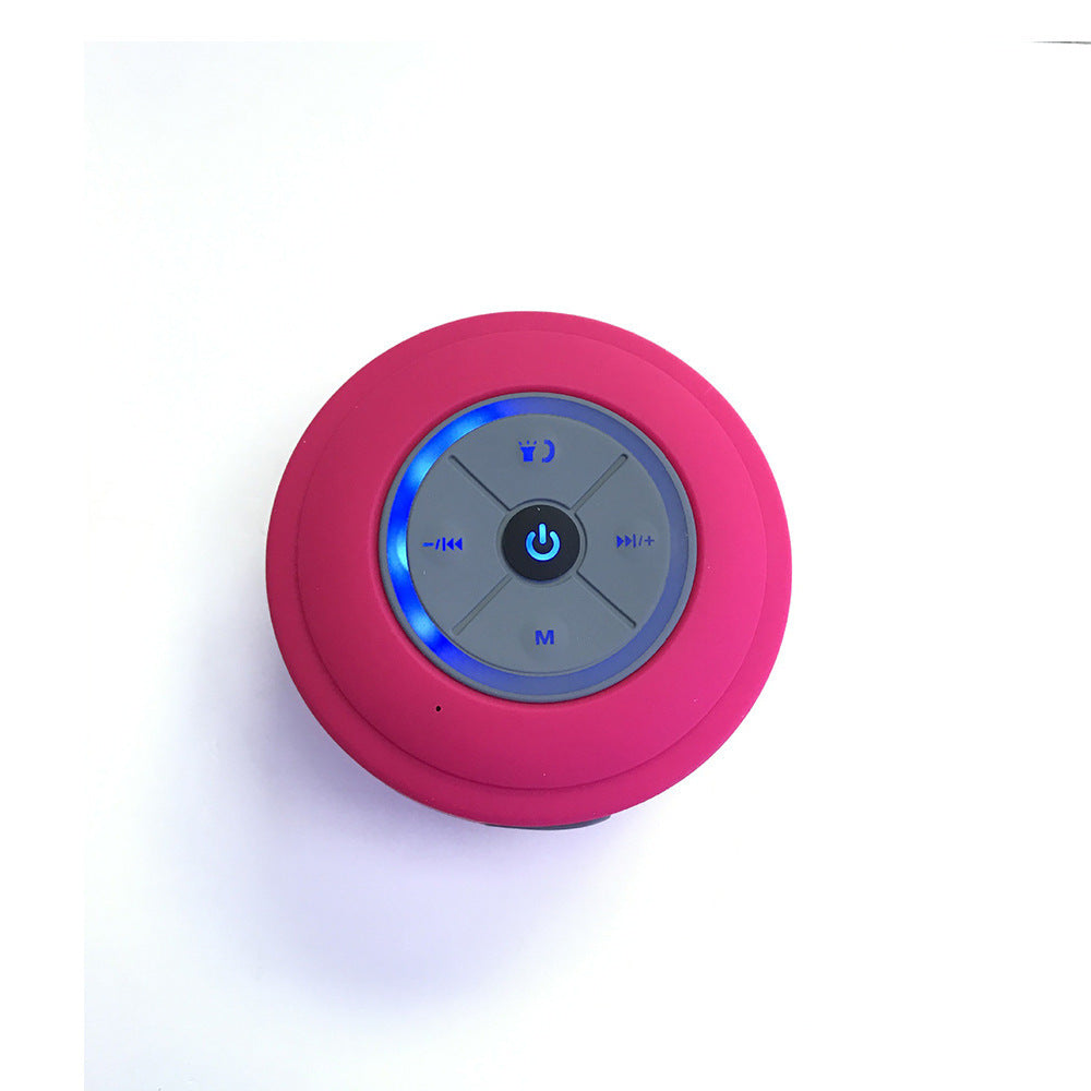 Mini Waterproof Bluetooth Speaker – IPX Rated, 6-Hour Battery, LED Option