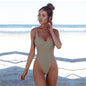 Women's Solid Color One-Piece Swimsuit | 6 Colors, S–2XL